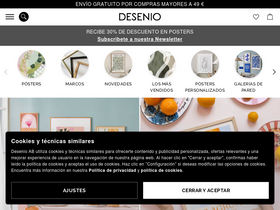 'desenio.es' screenshot