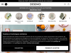 'desenio.fr' screenshot