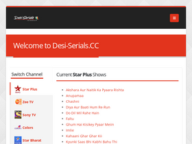 'desi-serials.cc' screenshot