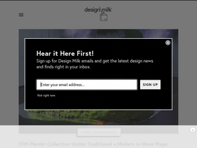 'design-milk.com' screenshot