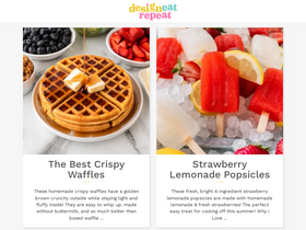 'designeatrepeat.com' screenshot