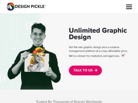 'designpickle.com' screenshot