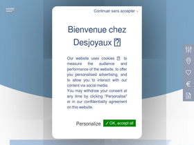 'desjoyaux.fr' screenshot