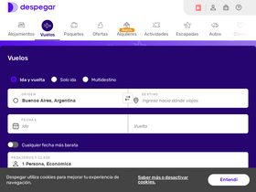 'despegar.com.ar' screenshot