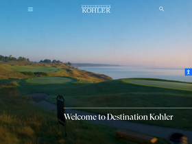 'destinationkohler.com' screenshot
