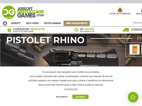 'destockage-games.com' screenshot