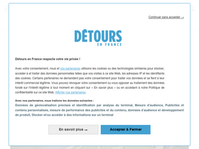 'detoursenfrance.fr' screenshot