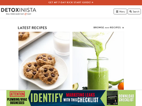 'detoxinista.com' screenshot