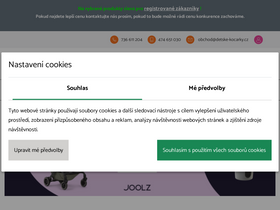 'detske-kocarky.cz' screenshot