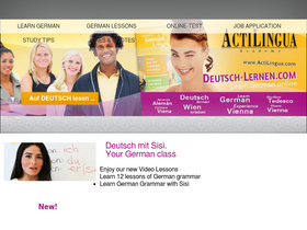 'deutsch-lernen.com' screenshot