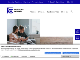 'deutsche-wohnen.com' screenshot