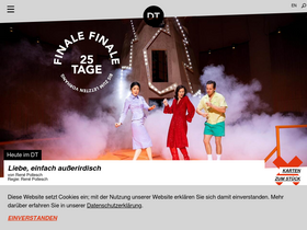 'deutschestheater.de' screenshot