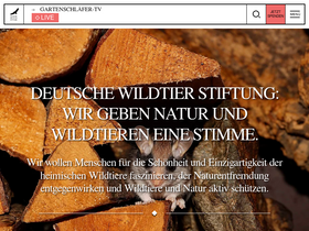 'deutschewildtierstiftung.de' screenshot