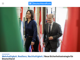 'deutschlandfunk.de' screenshot