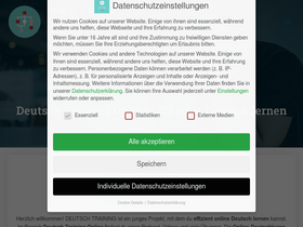 'deutschtraining.org' screenshot