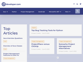 'developer.com' screenshot