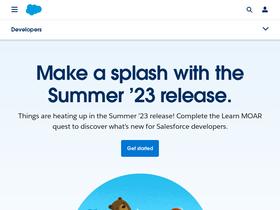 'developerforce.com' screenshot
