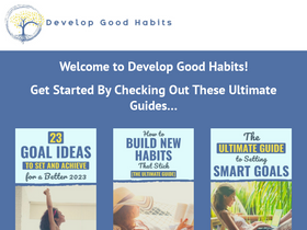 'developgoodhabits.com' screenshot