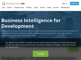 'developmentaid.org' screenshot