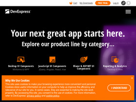 'devexpress.com' screenshot
