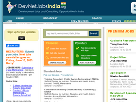 'devnetjobsindia.org' screenshot