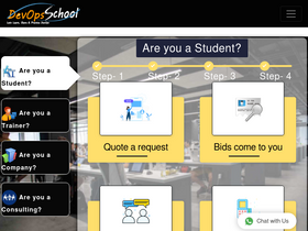 'devopsschool.com' screenshot