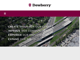 'dewberry.com' screenshot