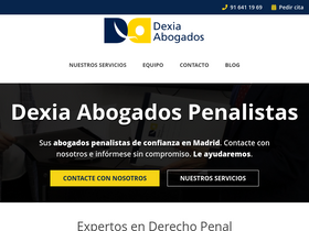 'dexiaabogados.com' screenshot