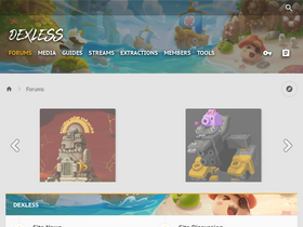 'dexless.com' screenshot
