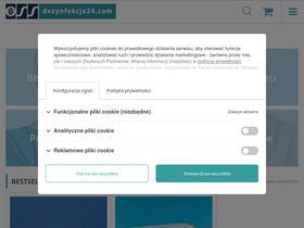 'dezynfekcja24.com' screenshot