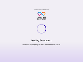 'dfinity.org' screenshot