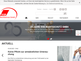 'dgbrechtsschutz.de' screenshot