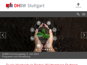 'dhbw-stuttgart.de' screenshot