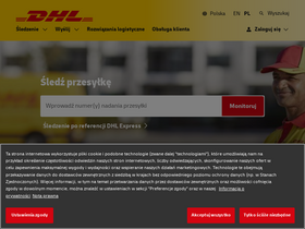 'dhl.com.pl' screenshot