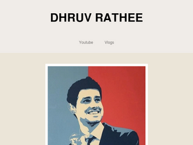 'dhruvrathee.com' screenshot