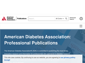 'diabetesjournals.org' screenshot