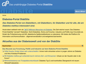 'diabsite.de' screenshot