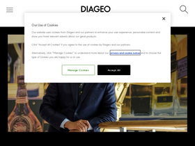 'diageo.com' screenshot