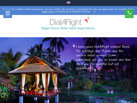 'dialaflight.com' screenshot