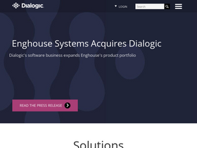 'dialogic.com' screenshot