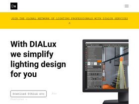 'dialux.com' screenshot