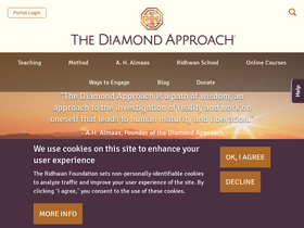 'diamondapproach.org' screenshot