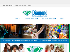 'diamondcomics.com' screenshot