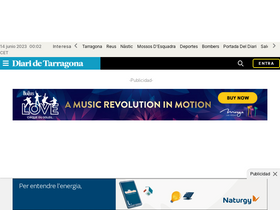 'diaridetarragona.com' screenshot