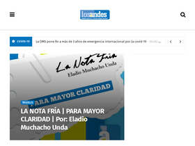 'diariodelosandes.com' screenshot