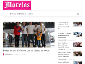 'diariodemorelos.com' screenshot