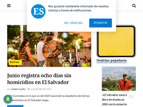 'diarioelsalvador.com' screenshot