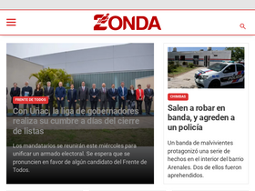 'diarioelzondasj.com.ar' screenshot