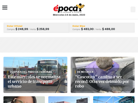 'diarioepoca.com' screenshot