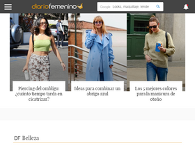 'diariofemenino.com' screenshot